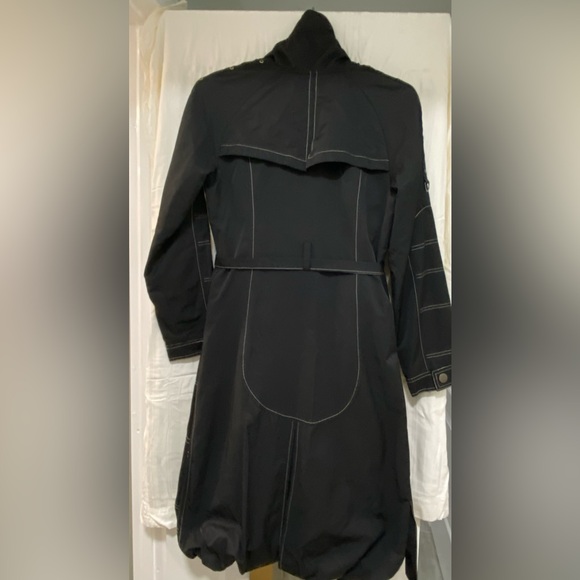 FRANSTYLE  Black Women's Trench Coat Size M - Picture 2 of 10